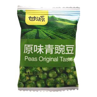 甘源原味青豌豆零食小包装蒜香青豆香辣芥末坚果炒货休闲特产酥脆
