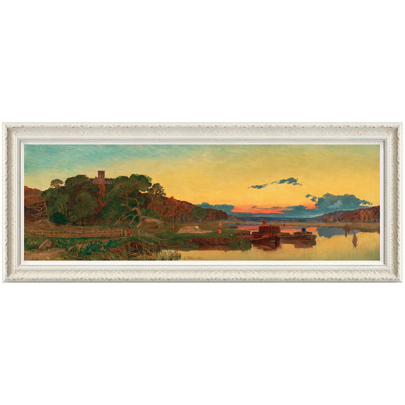 风色英国风景油画餐厅卧室装饰画