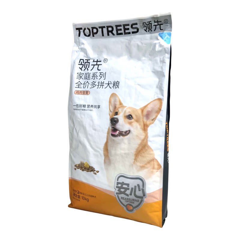 领先家庭系列全价多拼犬粮10kg