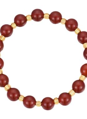 天然福气连连首饰九紫离火红玛瑙