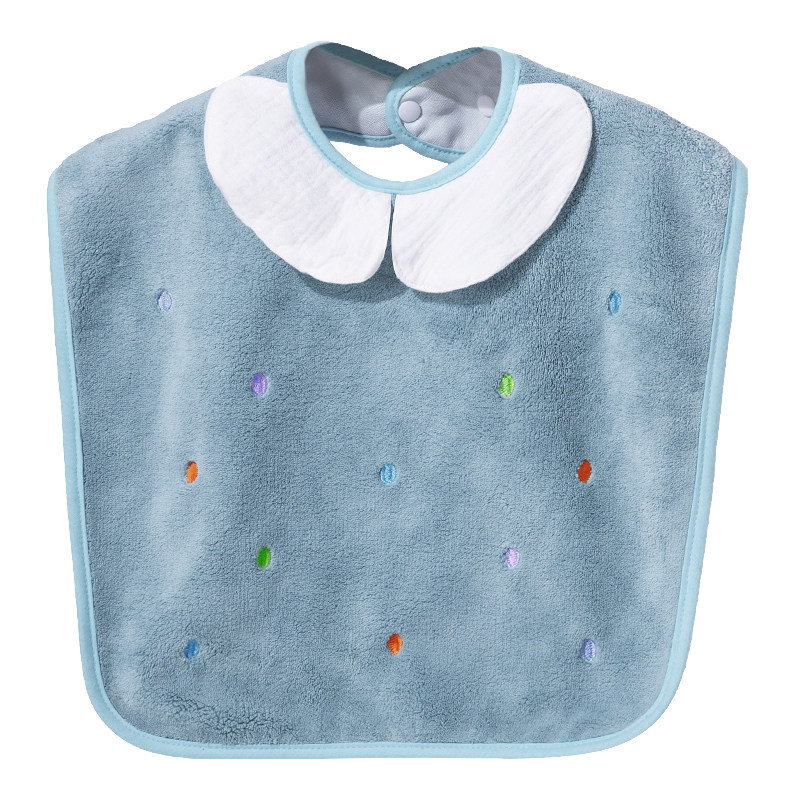 儿童洗漱巾宝宝洗脸刷牙防水围兜毛巾多功能不湿衣漱口巾防湿神器