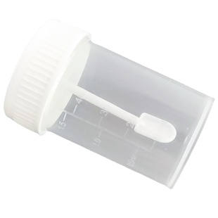 实验室60ml一次性大便采样管尿杯粪便收集器无菌螺纹密封滴管包邮