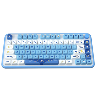 密探晚安小熊键帽奶卡通可爱MOT高度方块热升华68 75 98 S99 104