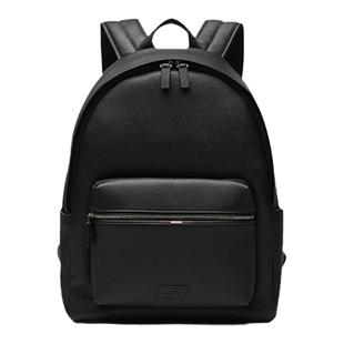 【尊享特惠】BALLY巴利黑色皮革男士双肩包6238376