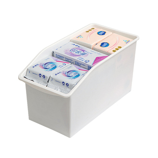 卫生巾收纳神器厕所姨妈巾存放盒浴室柜内下水槽拉篮洗手盆置物架