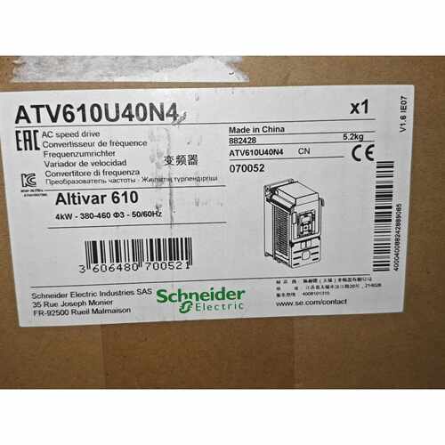 〔议价-可维修〕ATV610U40N4施耐德变频器 全新均有货