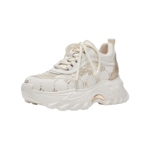 HR赫莲娜老爹鞋2025秋季新款女鞋子厚底新中式百搭刺绣休闲运动鞋