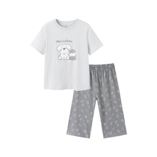 巴拉巴拉儿童睡衣套装男童短袖青少年纯棉家居服男孩2026夏季新款