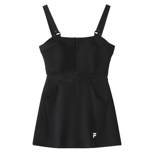 新机服|FILA FUSION斐乐潮牌女子短裙夏季休闲吊带半身裙两件套