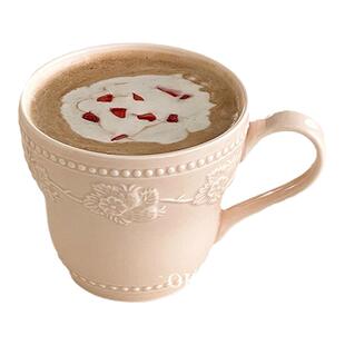 精致好看的杯子马克杯咖啡杯陶瓷复古杯高颜值情侣对杯家用喝水杯