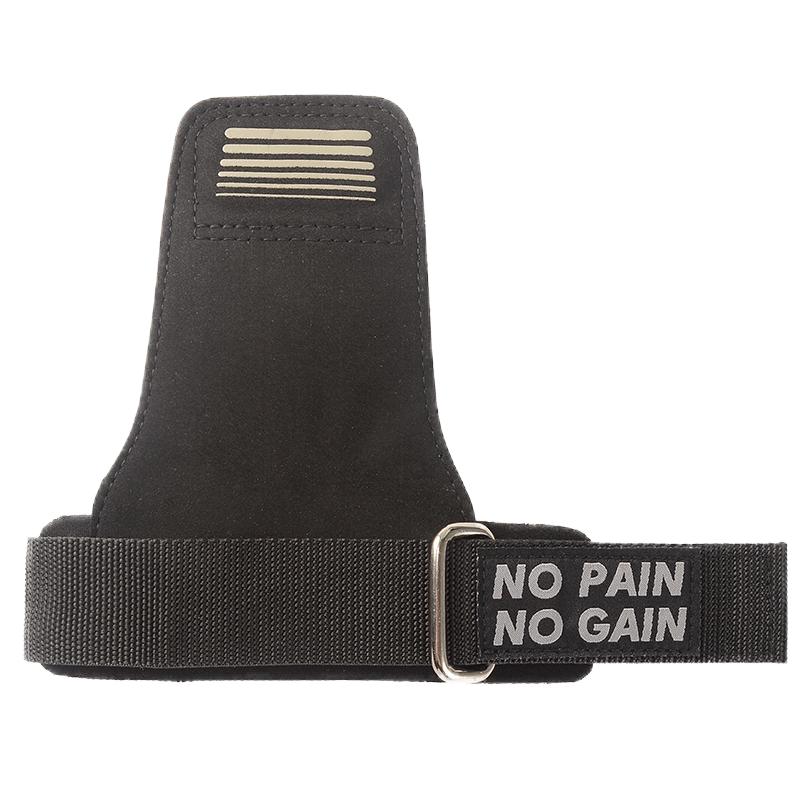 硬拉助力带健身手套男握力带护腕女护掌牛皮引体向上装备单杠辅助