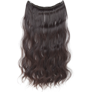 水波纹假发片一片式超轻薄长卷发女增发量蓬松无痕仿真垫发接发片