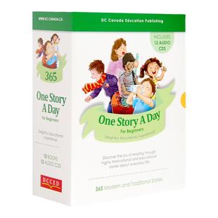 英文原版绘本 One Story A Day For Beginners 幼儿版12册 365个故事天天听4-8岁儿童英语阅读幼儿早教书籍启蒙图画故事书 赠音频