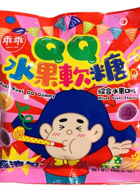 台湾采购乖乖QQ水果软糖零食糖果