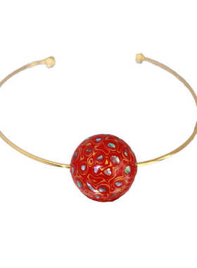 非遗大漆手镯圈非遗螺钿手串饰品