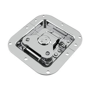 航空箱旋转蝴蝶锁扣卡扣挂锁芯机柜箱搭扣木箱扣金属工具箱子配件