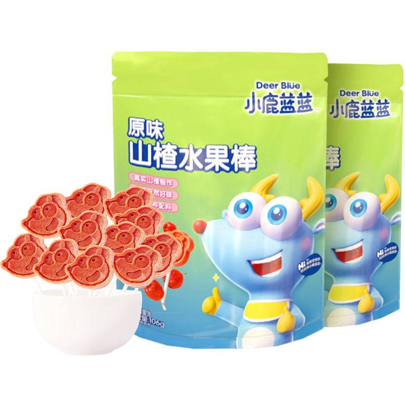 酸甜可口山楂水果棒小鹿蓝蓝零食