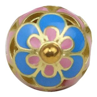 烧蓝镂空全铜圆珠纽扣古法景泰蓝掐丝珐琅彩中式国风汉服旗袍扣子