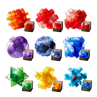 【自营】mideer弥鹿孔明锁鲁班锁全套智力解环儿童解锁益智玩具