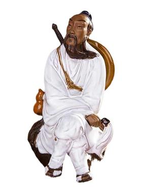 陶瓷吕祖洞滨假山盆景假山摆件