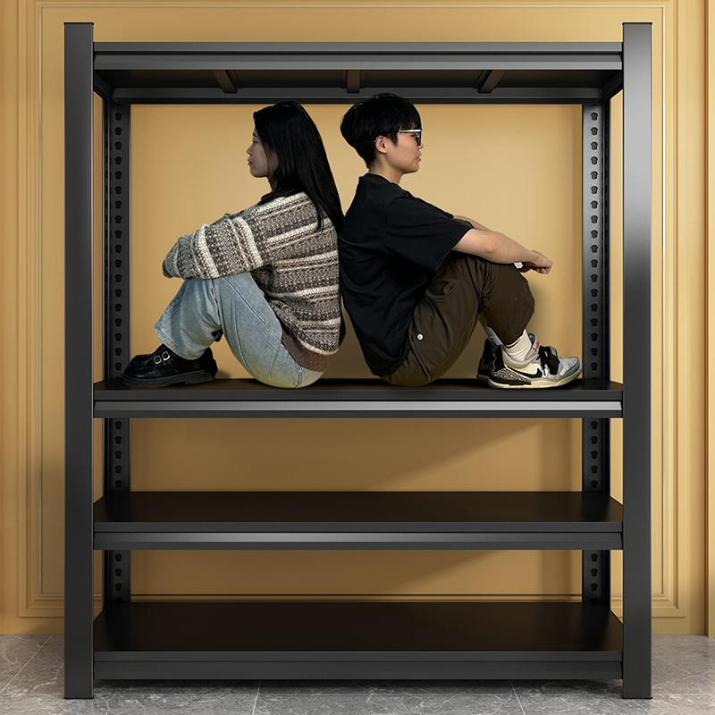 厨房置物架落地多层微波炉收纳架子家用多功能储物架一体靠墙货架