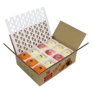 苹果包装盒水果礼盒装空盒高档纸箱梨子水蜜桃快递珍珠棉内托定做