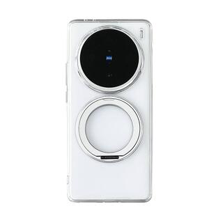 vivox100新款手机壳带磁吸x200promin保护套支架一体全包防摔透明x100spro高级感硅胶支点适用外后盖x200pro