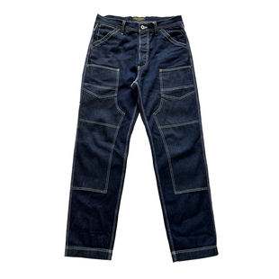 Freewheelers裤重磅井下原色工装裤美式复古中高腰直筒休闲裤纯棉