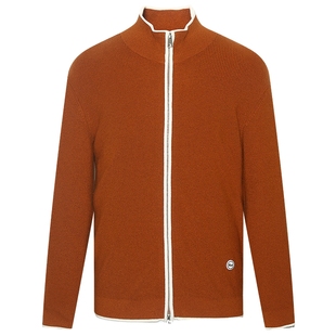 【含山羊绒】利郎官方半高领毛衣男2025秋季休闲开衫毛衫针织夹克