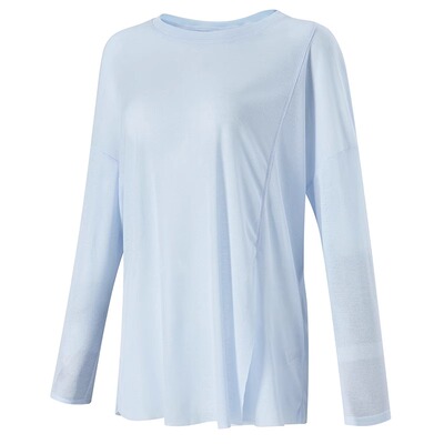 宽松长袖速干瑜伽罩衫