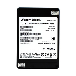 WD/西部数据 SN840 3.2T U.2企业SSD3.84T2.5NVMe固态硬盘可转M.2