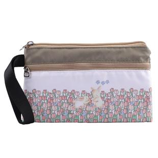 手机袋子女手拿包手腕小布袋手提散步放充电宝零钱装手机的小包包