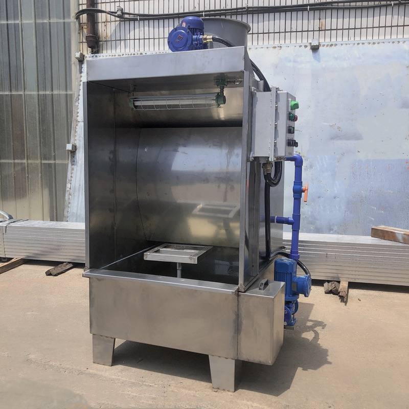 小型打样喷漆除尘水幕柜防爆型304不锈钢单工位喷漆柜喷油水帘柜