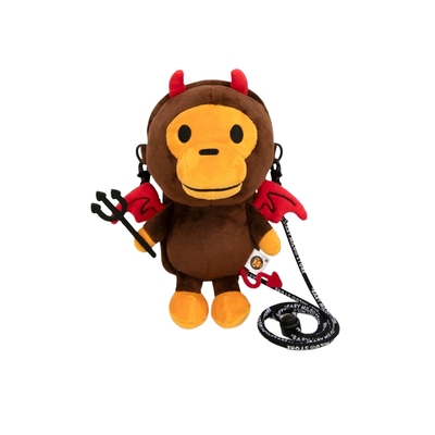 卡通恶魔小猴公仔手机包