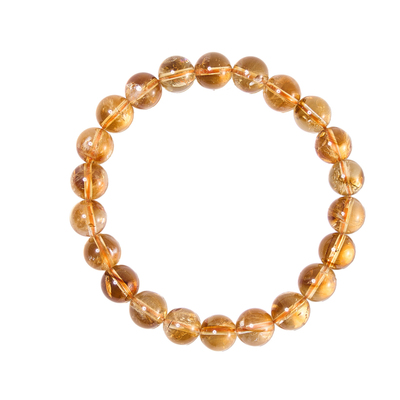 招财转运天然黄水晶手串手链