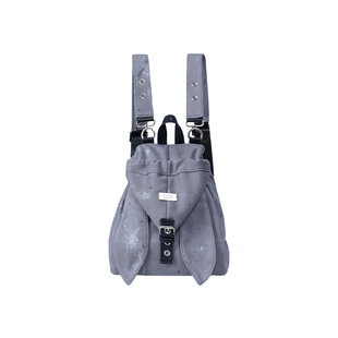 Rebirth野生设定兔子双肩包女2025春上课高级感可爱斜挎双肩包