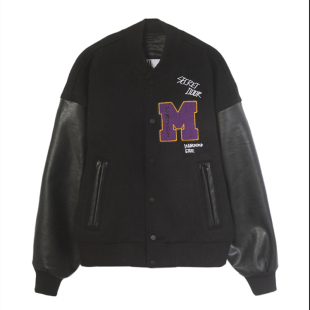 MEDM外套男女潮情侣装潮流宽松春秋美式棒球服夹克王嘉尔同款上衣