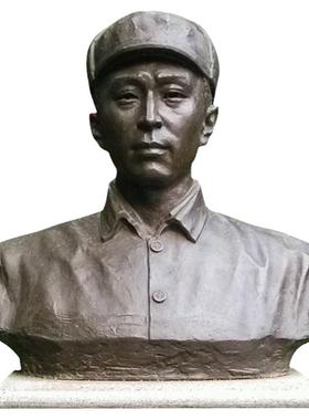 红军李井泉玻璃钢仿铜文化景区