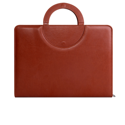 商务谈单夹A4多功能皮质拉链包