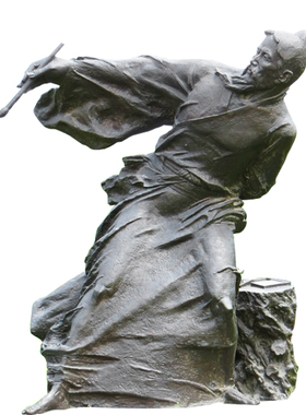 城市名人雕塑景区美陈装饰艺术