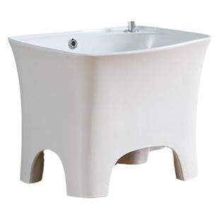 尚象洗拖把池阳台卫生间地盆高脚落地式拖布池陶瓷家用墩布池大号