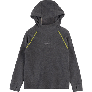 莱赛尔德绒连帽卫衣中大童休闲运动长袖打底衫男童半高领T恤上衣