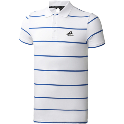Adidas/阿迪达斯正品夏新品男休闲运动短袖条纹POLO衫FT2831