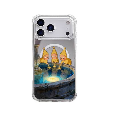 许愿池星星磁吸镜面手机壳适用苹果iPhone17pro max苹果16招财华为Mate70好运小米151413P80三星S25Ulrat