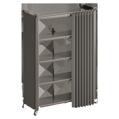 免安装带帘货架加高分层收纳置物