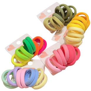 儿童发圈糖果色扎头发小揪揪橡皮筋不伤发宝宝头绳女童高弹力皮筋