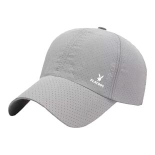 花花公子网眼潮牌新款男夏鸭舌帽遮阳防晒棒球帽透气帽子大头休闲