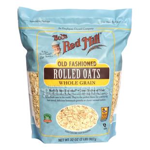 鲍勃红磨坊原装进口谷物传统老式燕麦片无添加蔗糖隔夜帕梅拉早餐