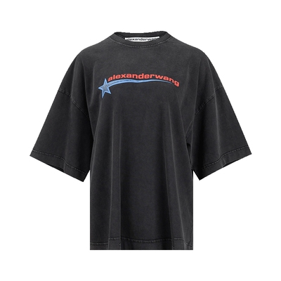 AlexanderWang落肩短袖T恤女士
