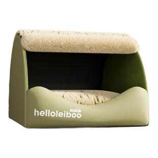 狗窝半封闭式洞穴式狗狗睡窝冬季保暖秋冬室内中型大型犬狗房子